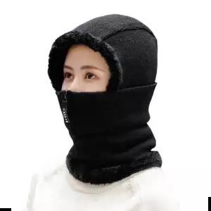 할머니털모자 겨울 여행 여자 마스크 넥워머 귀마개 일체형 모자