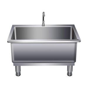 스텐 걸레 개수대 상가 L50 W40 304 상가 세척통 H50 화장실 마포 카페