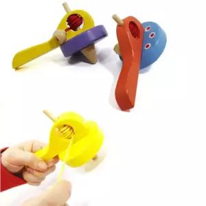 오징어게임 민속놀이 원목 팽이치기 전통놀이 끈팽이