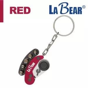 LaBear 라베어 자전거 정비 미니 폴딩 라쳇 렌치 키링 세트 RED (LB-00673)