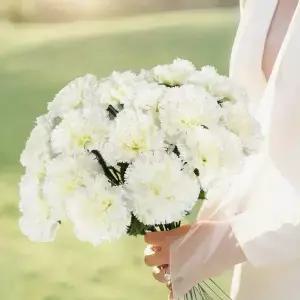 5/10pcs 인공 꽃 실크 카네이션 홈 룸 웨딩 신부 꽃다발 발렌타인 데이 장식 액세서리 정원 소품 DIY 선물