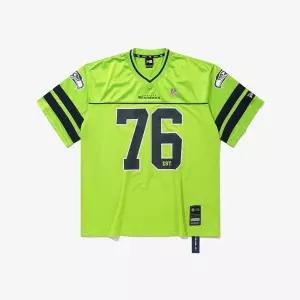 뉴에라 NFL 시애틀 시호크스 팬 웨어 티셔츠 네온 그린 14954658 237223