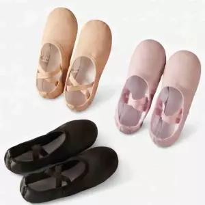완스토어 소프트 가죽 발레화 여자발레슈즈 무용화 발레신발