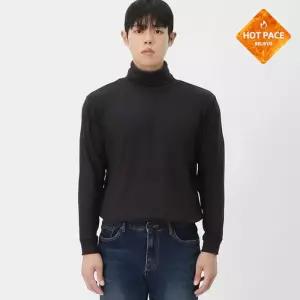 [빌리버스]빌리버스 남자 데일리 간절기 반집업 플리스 터틀넥 스트레치 기모 티셔츠