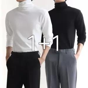 [지지블랙][1 1] 지지블랙 로던 긴팔 폴라티 남여공용 이너목폴라