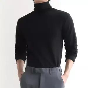 [지지블랙]지지블랙 로던 긴팔 폴라티 남여공용 이너목폴라