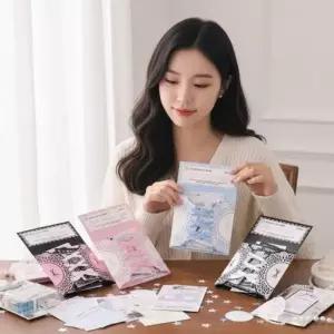 [아우트66]포장 스티커 다이어리 꾸미기 문구 데코팩