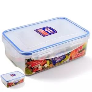 김치통투명 굿앤굿 3칸 분리 밀폐용기 반찬통 도시락 김치통 1.1L
