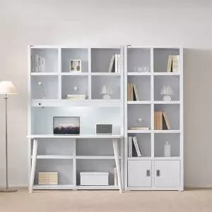 동서가구 엘사 화이트 책장 1200 수납 책장 책상 DF918079 모음