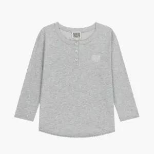 마리떼 스몰 클래식 로고 헨리넥 7부 슬리브 티 W MFG46UTS112 HGY BLK IVR