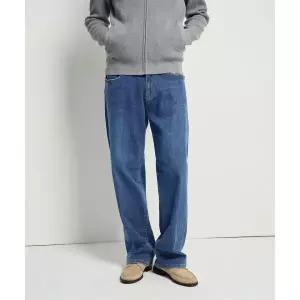 BEANPOLE MEN 세미와이드 데님 팬츠 블루 BC6121C73P 1131823