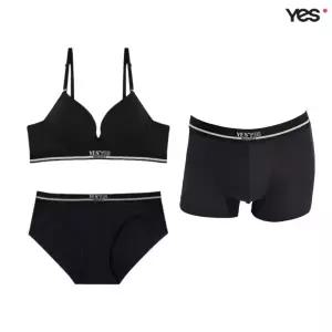 [롯데백화점]예스 스포티 캐주얼 커플속옷세트 YSWBB173YSWPB173YSMDB173
