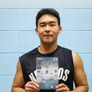 [네오플레인] NC 김휘집 선수 스포츠 야구 타투 스티커 응원용품 페이스 페인팅 건식 판박이