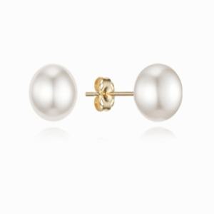 [AK평택점] [미니골드] 14k 베이직 6mm 진주 귀걸이 6mm MEM17462