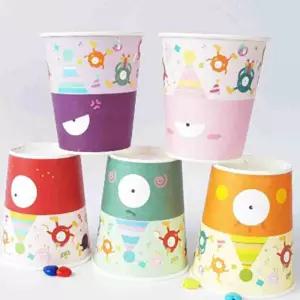 유아파티 캐릭터 종이컵 5입 친구파티컵 생일컵