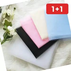 수예용품 망사천 기본 망사 원단 DIY 의류 드레스천 (1+1)