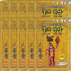 골드인삼 건강패드 250매입(총10팩) 파스형