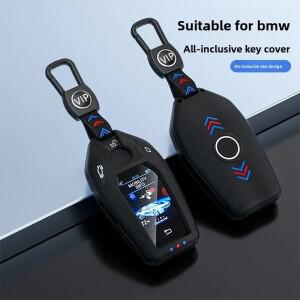 BMW 호환 호환 디스플레이 LCD 5 6 7 8 시리즈 G01 G02 G05 G11 G12 G30 키체인용 자동차 키 케이스 커버
