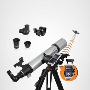 Celestron 스타센스 익스플로러 DX 102AZ 스마트폰 지원 망원경 앱을 사용하여 행성 등을 찾을 있음 102mm 반사판 아이폰 안드로이드 호환