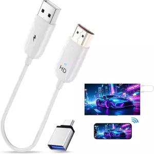 무선 HDMI 디스플레이 어댑터 플러그 앤 플레이 화면 미러링 폰 패드 PC에서 TV/모니터/프로젝터로