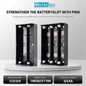 Heltecbms 18650/21700 1-4S 배터리 홀더 3-35A 표준/향상형 DIY 박스 PCB 보드용 니켈 도금
