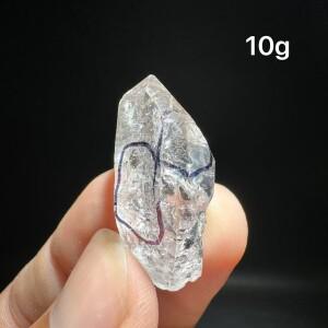 100% 천연 Herkimer 다이아몬드 크리스탈 물 거품 행운의 돌은 운남나옵니다