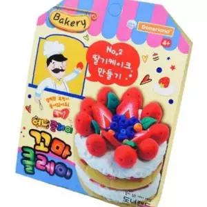 쉬스즈 문구 사무 어린이 리빙 꼬마클레이 도너랜드 탕비 딸기생크림케익만들기 생활