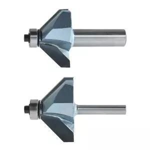 EK 스마토 삼각베어링비트 루터 트리머 비트 40mm 목공용/목재/모서리/목형가공/공구/액세서리