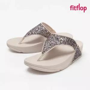 fitflop 핏플랍 슬리퍼 루루 멀티-톤 글리터 토 포스트 여성 쪼리 누드로즈 JE6-C33