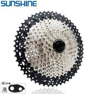 SUNSHINE 자전거 카세트 8/9/10/11/12 속도 MTB 스프로킷 11T-32T/36T/40T/42T/46T/50T/52T SHIMANO/SRAM