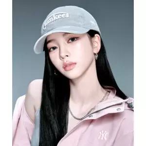 엠엘비 3ACPV106N-50GRS 여성 볼캡 스포츠 데미지 커브 로고 언스트럭쳐 NY Grey 5899615
