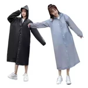 롱레인코트 우비 레인코트 패션 남녀공용 고급형 롱코트 에바우비 에바