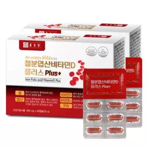 임산부 철분 엽산 비타민D 비타민B 구리 종근당 IRON FOLIC