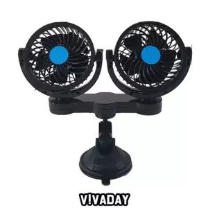흡착 탁상용 차량트윈선풍기 장마 여름철 써큘레이터 냉풍기 MY [m6A983C]