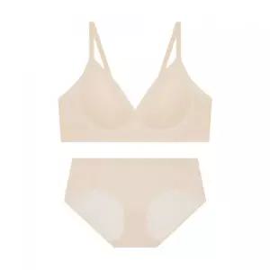 CODES COMBINE INNERWEAR 초경량 윈드메쉬 심리스 브라 팬티 세트_스킨 2336779