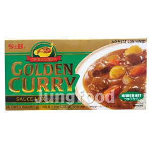 에스비 골든카레 중간매운맛 220g