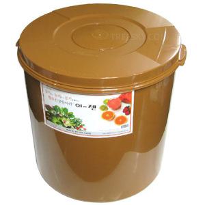 이젠 황토진공 항아리 김치통 밀폐용기-1개/원형-45L (NW-1450)/배추22포기/쌀통37kg/누름판