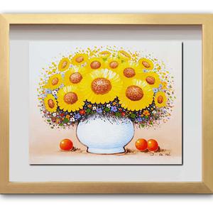 진품 / 해바라기 그림 액자 풍수에좋은그림 꽃 액자 거실 현관 침실 사업장 추천