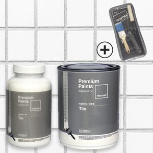 노루페인트 프리미엄 팬톤 타일페인트 750ml 유광 간단세트