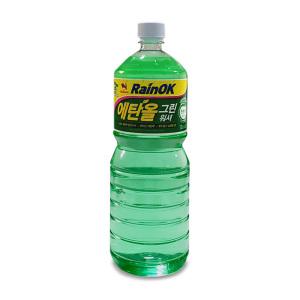 불스원 레인OK 에탄올 그린 워셔액-1.8L 12개씩 주문가능/발수코팅/레인Ok/소낙스/더뷰/맥과이어스/나사/NA