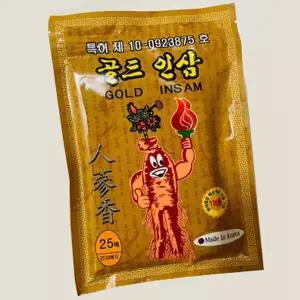 골드인삼 건강패드 붙이는 파스 25매 10봉(250매) 온찜질