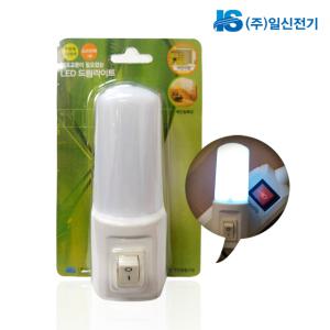 일신전기LED드림라이트 1W 취침등 무드등 수유등 수면 스위치 ISO-94221
