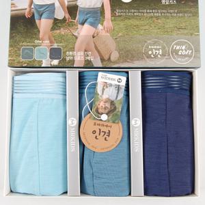 소곳소란 남자 주니어 아동 키즈 레이온 인견 드로즈팬티세트 뮤지엄 초중고등학교 학생 청소년 속옷