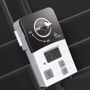 더뉴 간편설치 도시가스차단기 가스타이머 블랙(MG-06GT) [과열차단+음성안내] /효도선물 밸브자동차단기 LPG/LNG
