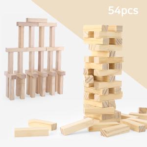 소형 나무블럭 젠가쌓기 (54pcs)