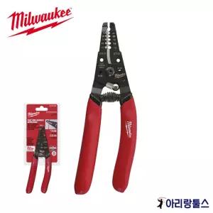밀워키 48-22-6109 와이어 스트리퍼 전선피복벗기기 181mm 곡선컷팅 수공구