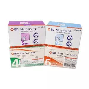 BD 펜니들 인슐린 펜니들 멸균주사침 1박스 100매 4mm 5mm 6mm 8mm