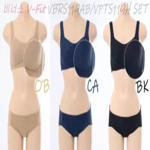 운동과 가슴성형 후 필수 브이핏 스포츠브라햄팬티 세트 VBRS119ABVPTS119H