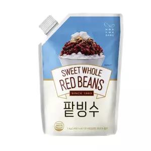 [화과방] 팥빙수 1kg(파우치형) / 빙수재료 통단팥
