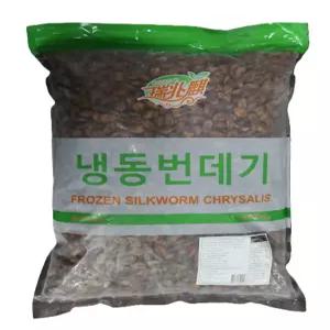 중국산 냉동 번데기 4kg 1개 